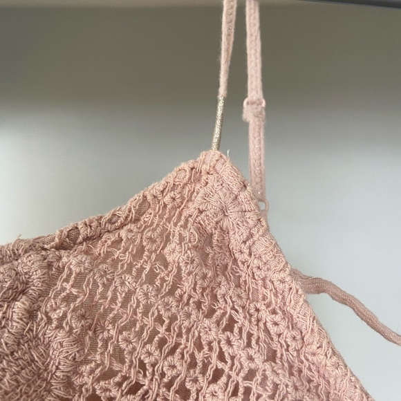 Blush Crochet Romper - Picture 8 of 9
